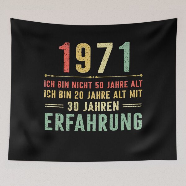 Item preview, Ich bin nicht 50 jahre alt, ich bin 20 jahre alt mit 30 jahren erfahrung. 1971 vintage designed and sold by mharlan0ue.