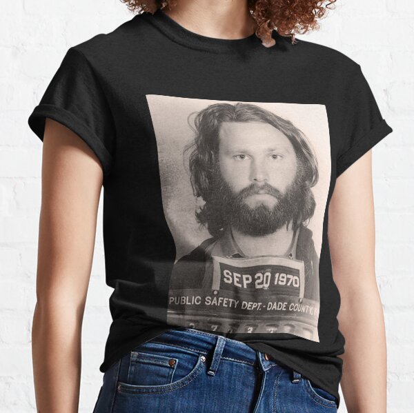 Jim Morrison Mugshot Classic T-Shirt