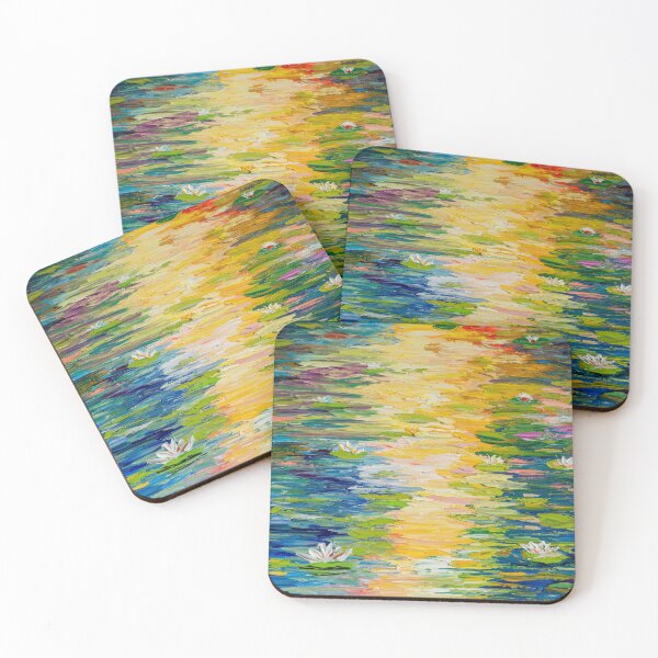 Item preview, Colorful pond designed and sold by VladArt House.