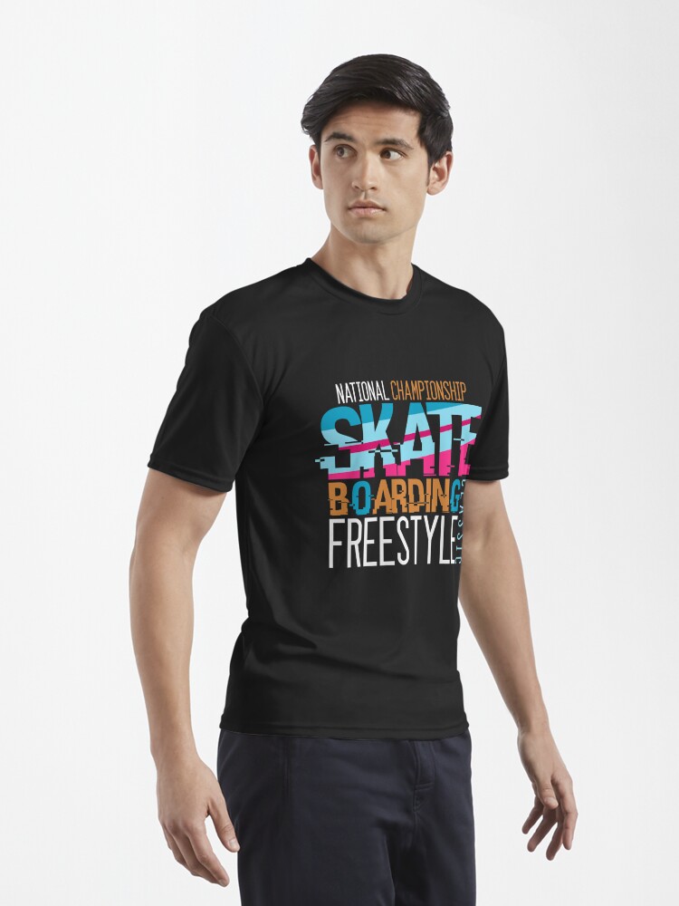 Skateboard Wold Awesome Skateboarding Freestyle T-Shirt