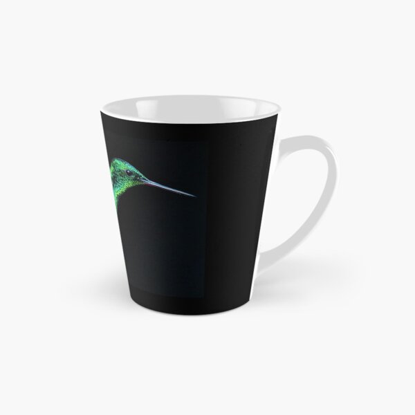 Item preview, Hummingbird blue and green colours on black background designed and sold by hoober24.