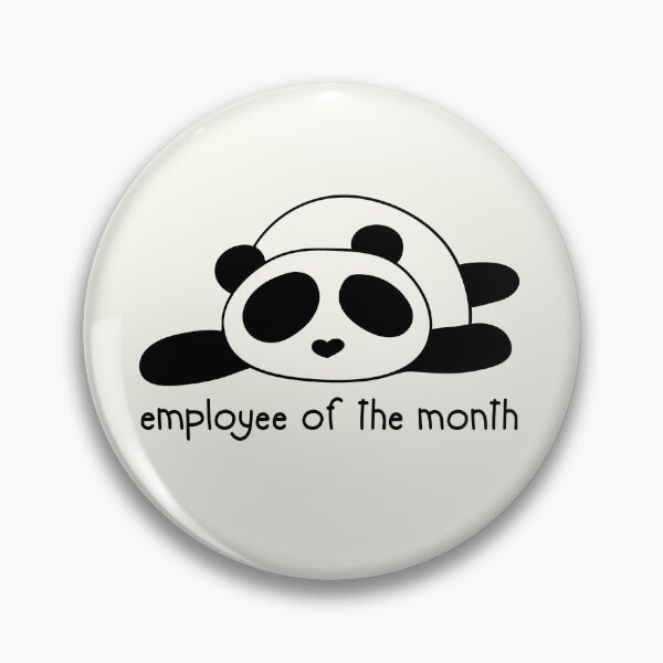Item preview, Humorous Panda Employee of the Month designed and sold by GrimButterfly.