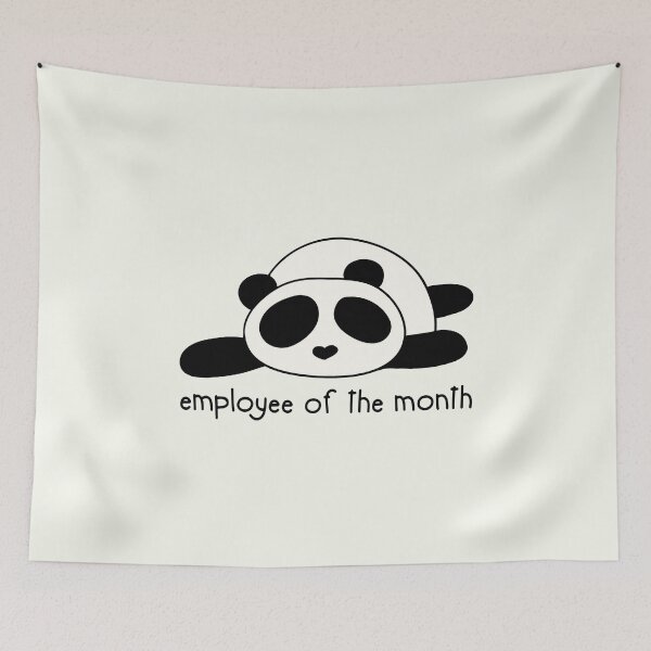 Item preview, Humorous Panda Employee of the Month designed and sold by GrimButterfly.