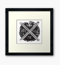 Avenge Me Framed Print