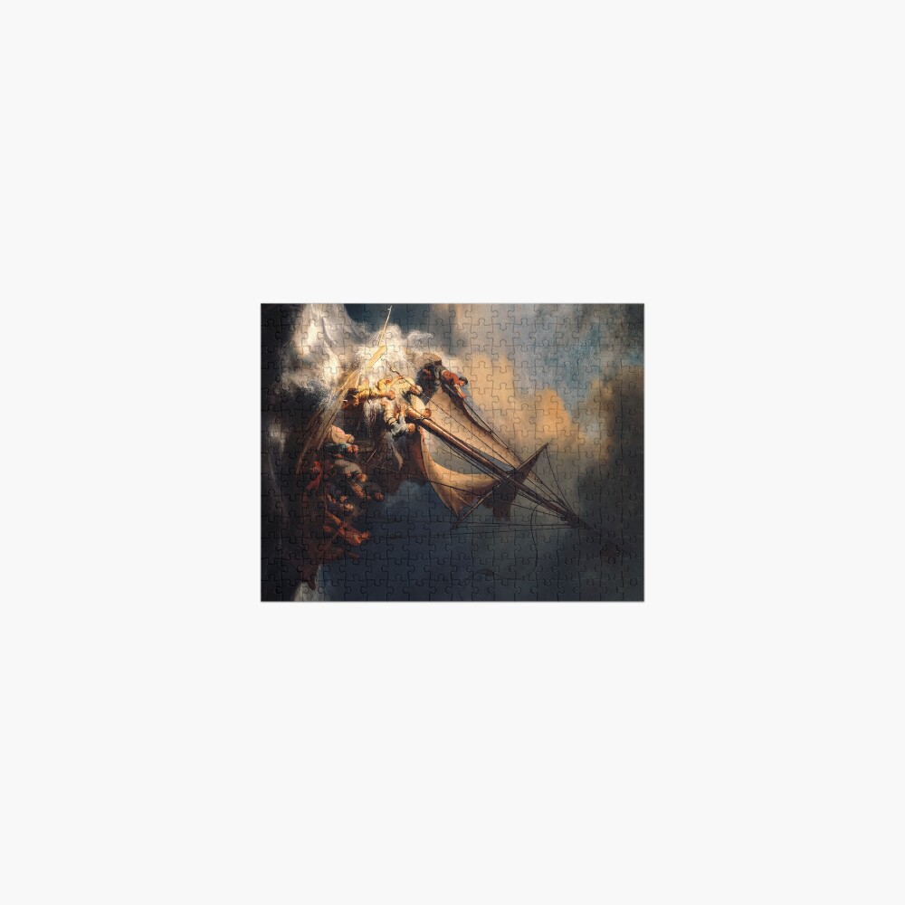 The Storm on the Sea of Galilee by Rembrandt Jigsaw Puzzle