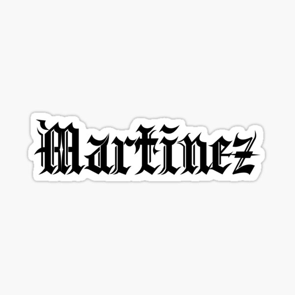 martinez-sticker-by-t-p-w-redbubble