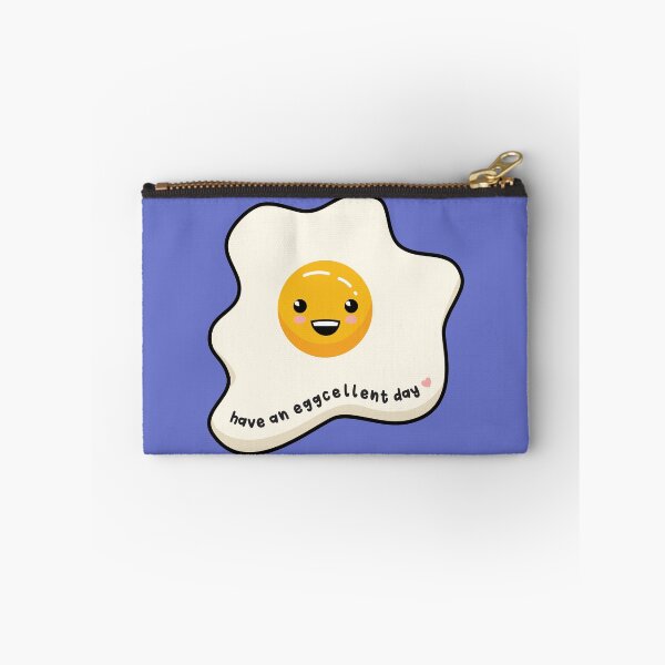 Item preview, Have an eggcellent day kawaii egg sunny side up designed and sold by Happy Puppy Print On Demand.