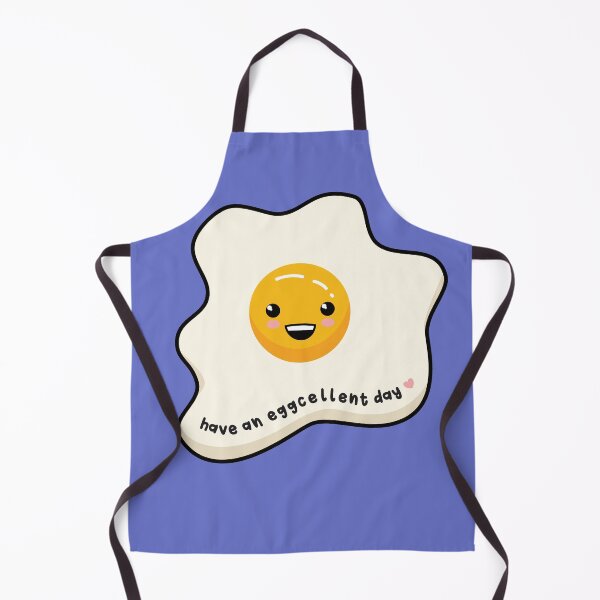Item preview, Have an eggcellent day kawaii egg sunny side up designed and sold by Happy Puppy Print On Demand.