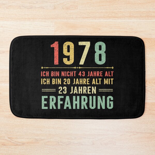 Item preview, Ich bin nicht 43 jahre alt, ich bin 20 jahre alt mit 23 jahren erfahrung. 1978 vintage designed and sold by mharlan0ue.