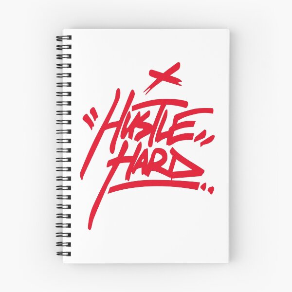 Artikelvorschau, Hustle Hard 2 - Rot entworfen und verkauft von Tee4Daily.