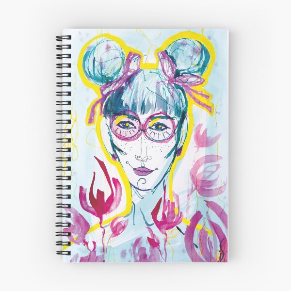Item preview, Cool funny asian girl Bright colors modern illustration designed and sold by irusca_ artworks.