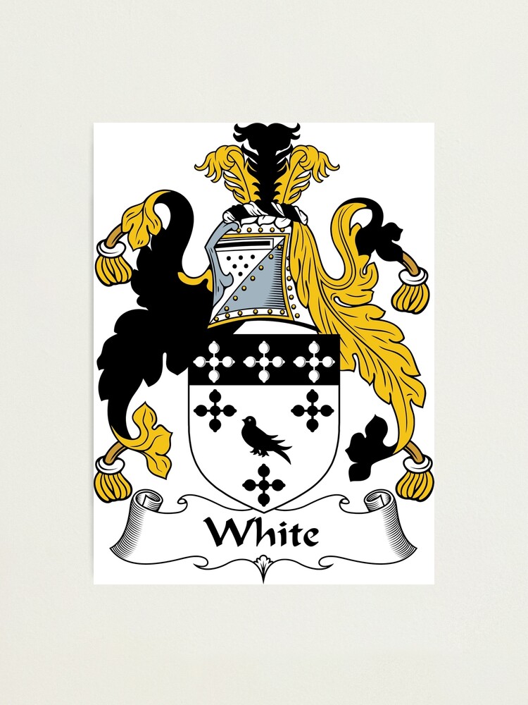 white-coat-of-arms-white-family-crest-photographic-print-for-sale