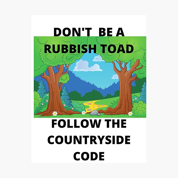 Item preview, FOLLOW THE COUNTRYSIDE CODE designed and sold by BOSSERY.