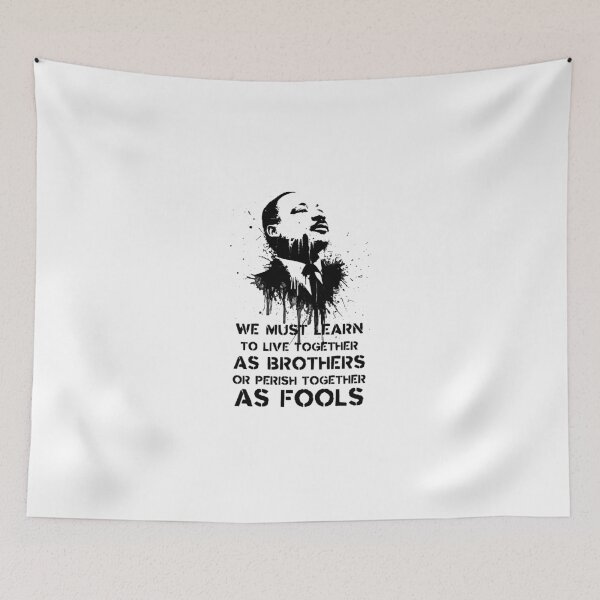 Item preview, Street art Martin Luther King black and white designed and sold by KeatonOsinski.