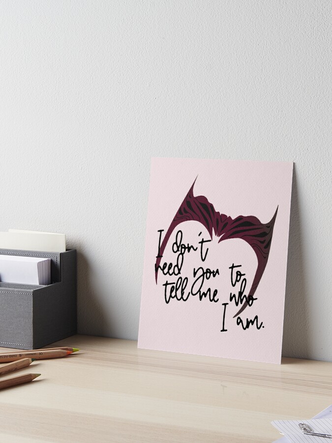 Tell Me Why Lyrics | Art Board Print