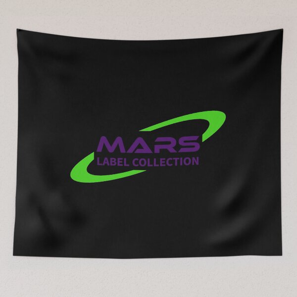 Item preview, Mars Lable Collection Logo Sticker - Purple Green designed and sold by NoMatterLab.