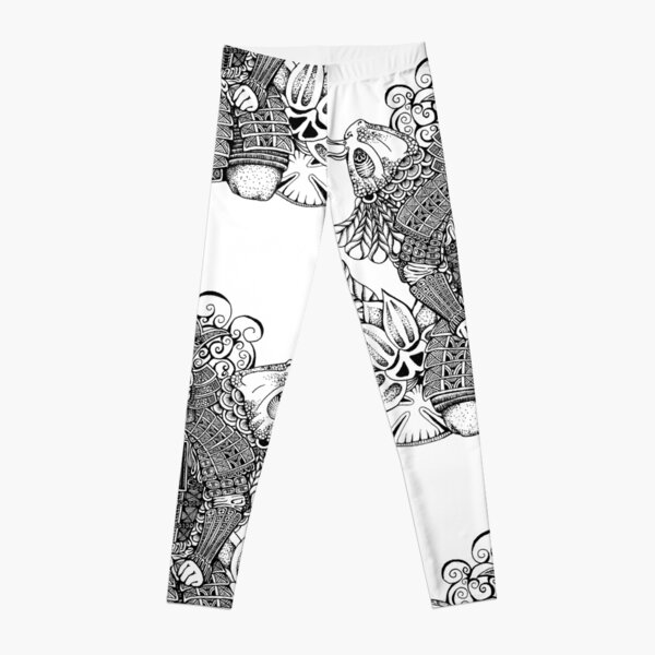 Last Samurai Leggings Redbubble - samurai sensei tattoos pants roblox