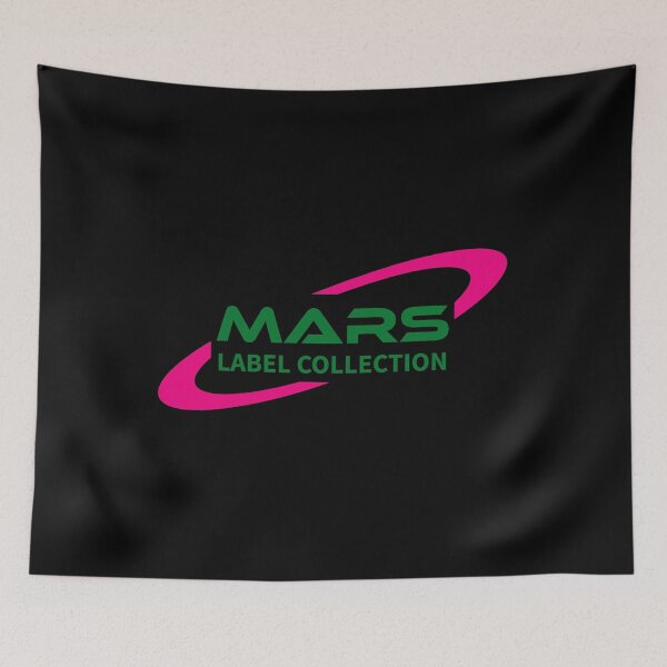 Item preview, Mars Lable Collection Logo Sticker - Pink Green designed and sold by NoMatterLab.