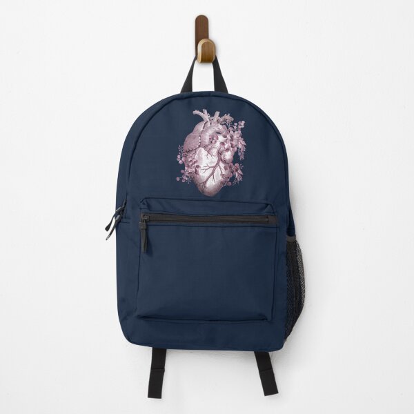 Item preview, Purple Eucaliptus leaves Heart Human Anatomy illustration art anatomy designed and sold by Collagedream.