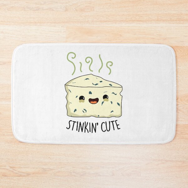 Item preview, Stinkin Cute Funny Cheese Puns  designed and sold by punnybone.