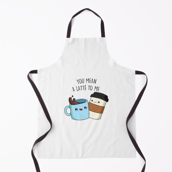 Item preview, You Mean A Latte To Me Funny Coffee Puns  designed and sold by punnybone.