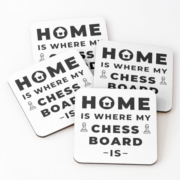 Item preview, Home is where my chess board is designed and sold by TheGreenGoat.