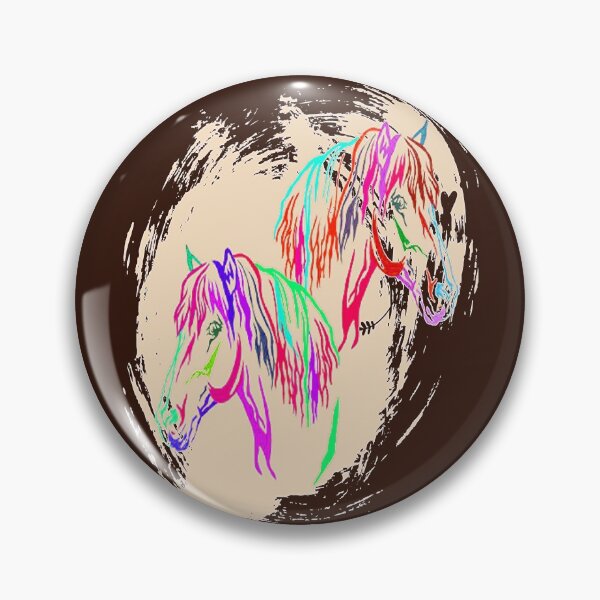 Item preview,  Horse calvary Aesthetic Design, Rainbow Horses, nr 4,  for the Equestrian and Horse lover designed and sold by Adri Barnard.
