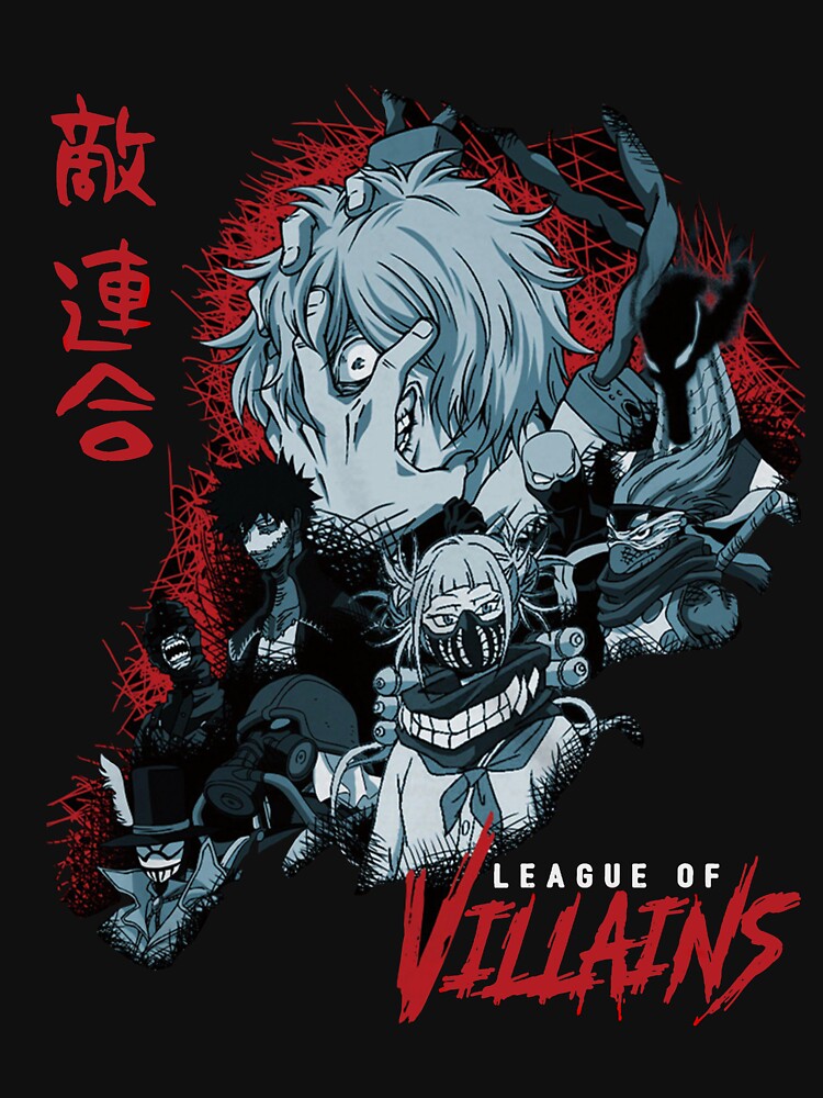 Discover Style-My-Hero-Academia-League-of-Villains-Main-Villains-T-Shirt | Active T-Shirt 