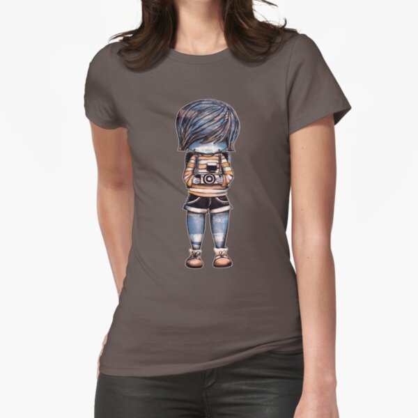 Smile Baby Photographer Fitted T-Shirt