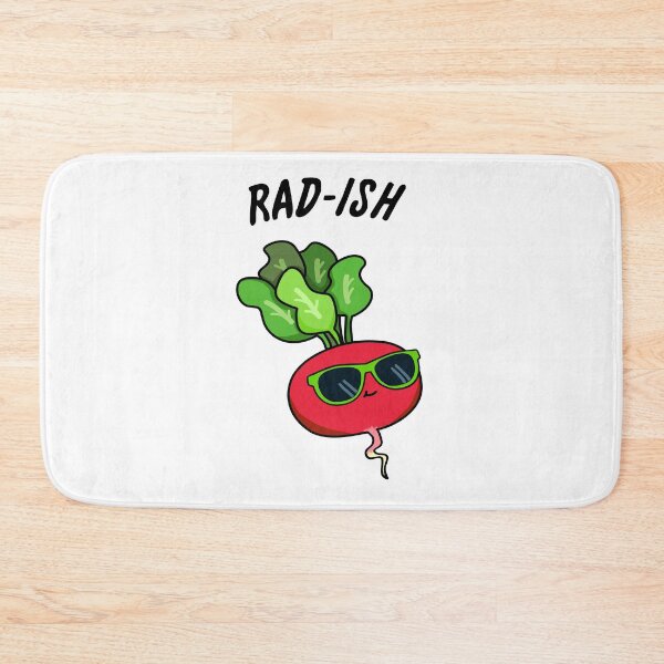 Item preview, Rad-ish Funny Veggie Radish Puns  designed and sold by punnybone.