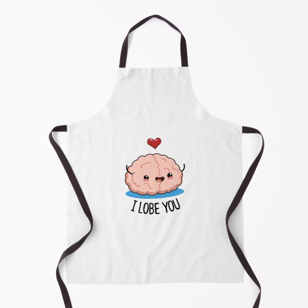 Item preview, I Lobe You Funny Brain Puns  designed and sold by punnybone.