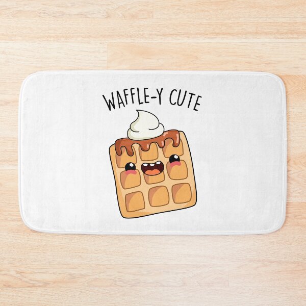 Item preview, Waffle-y Cute Funny Food Puns  designed and sold by punnybone.