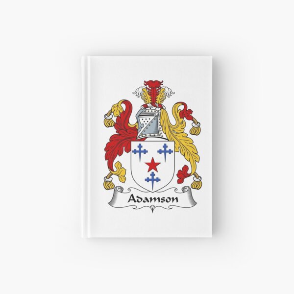 Adamson Coat of Arms / Adamson Family Crest Hardcover Journal