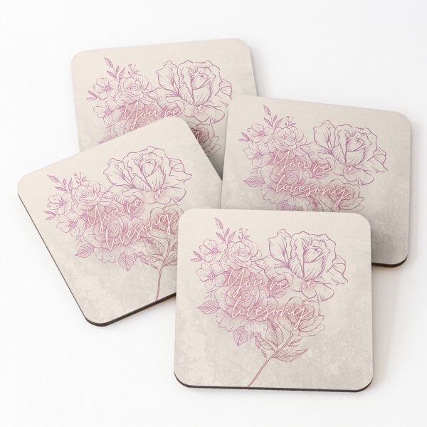 Item preview, Floral Pretty Romantic Heart Love Lovesong Gift designed and sold by ICRainbowMoons.