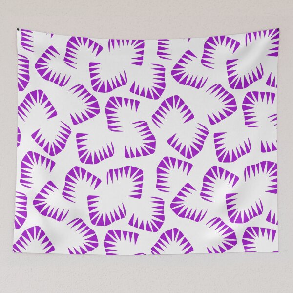 Aperçu de l'œuvre Motif violet dentelé créée et vendue par KQ1985.
