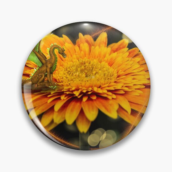 Artikelvorschau, Originalfoto eines Gerbera-Gänseblümchens mit Fantasiezusatz entworfen und verkauft von Originarium.