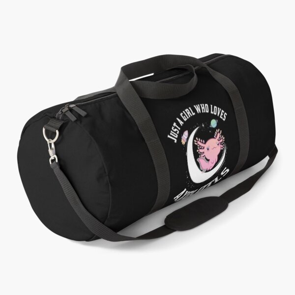 Girl who loves axolotl Duffle Bag