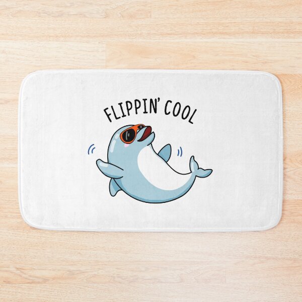 Item preview, Flippin Cool Funny Dolphin Puns  designed and sold by punnybone.