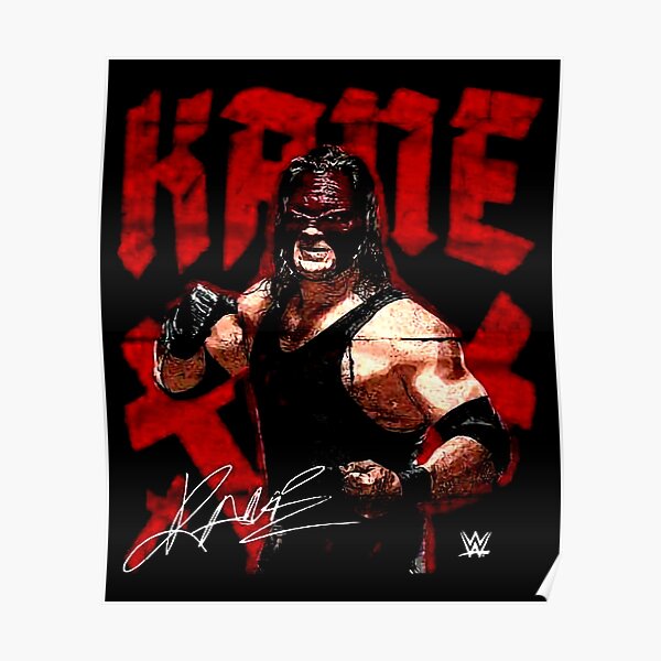 Kane Wwe Posters | Redbubble