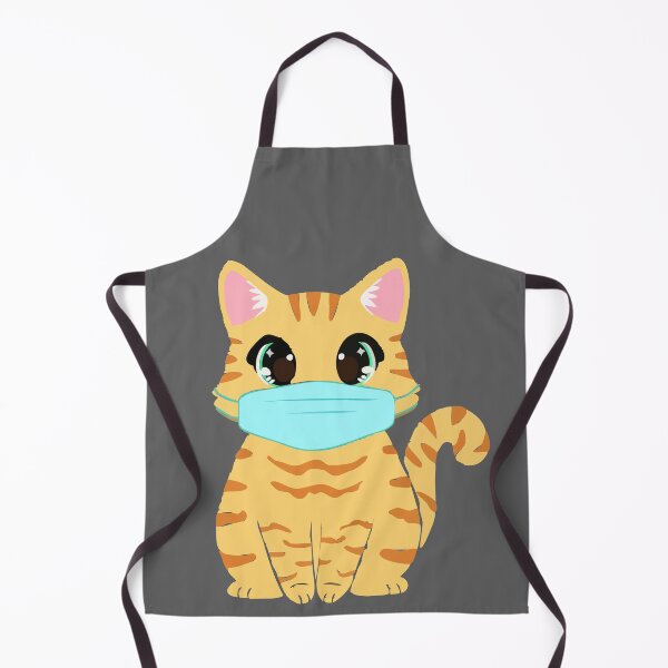 Item preview, Cute Cat in Surgical Mask designed and sold by Stickow.