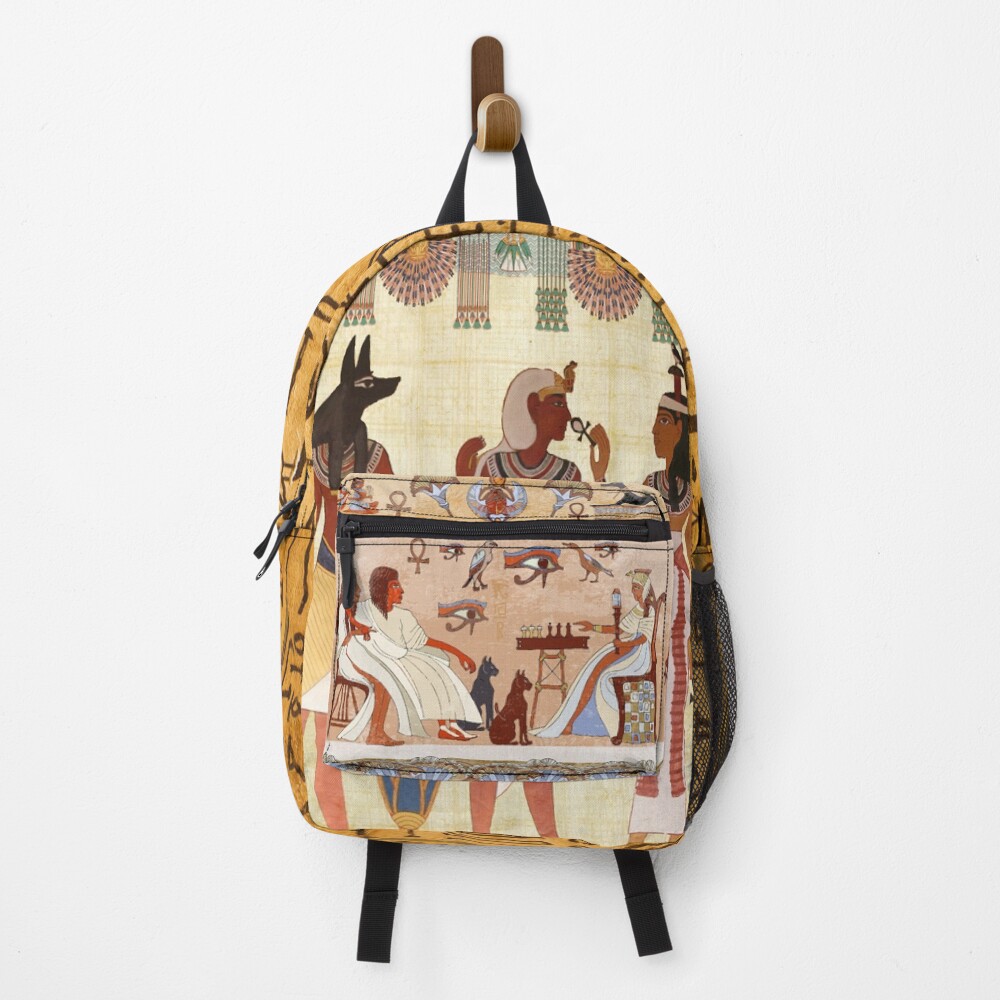 Egyptian Print Pattern Backpack main image 1