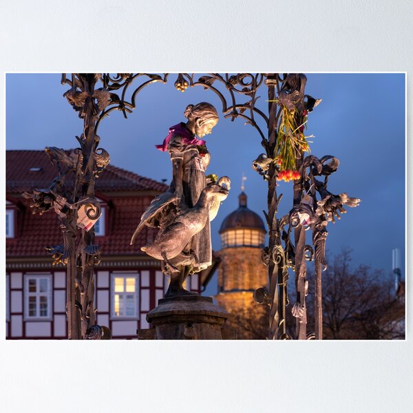 Vista previa del artículo con la obra «Gooseiesel Göttingen», diseñado y vendido por reisefoto.