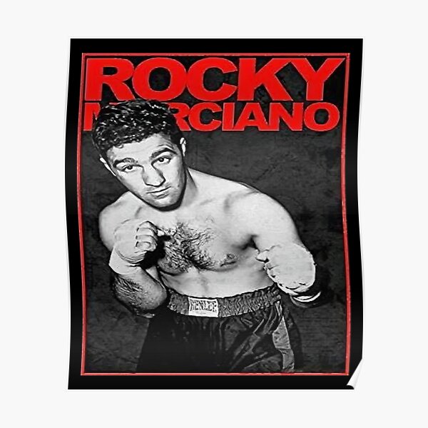 Portrait de Rocky Marciano Poster