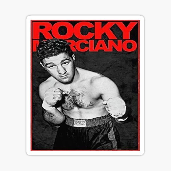 Rocky Marciano Portrait Sticker