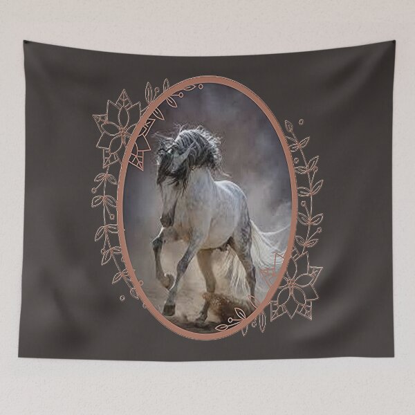 Item preview, Horse calvary Aesthetic Design, Stunning white horse, for the Equestrian and Horse lover designed and sold by Adri Barnard.