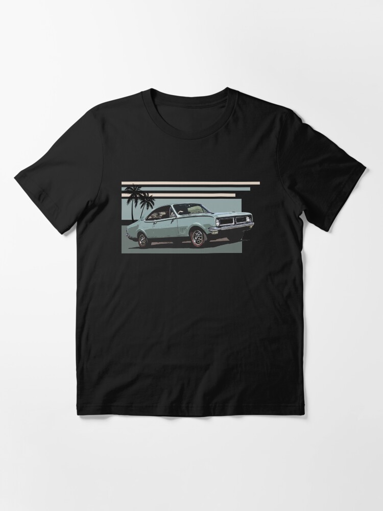 Thumbnail 3 of 7, Essential T-Shirt, Holden Monaro HG Stripes designed and sold by radestilo.