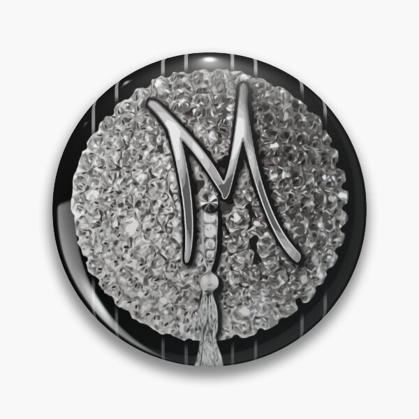 Item preview, Glamor Pastie Tassel Silver - Burlesque Monogram M designed and sold by Xarah.