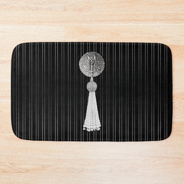 Item preview, Glamor Pastie Tassel Silver - Burlesque Monogram M designed and sold by Xarah.