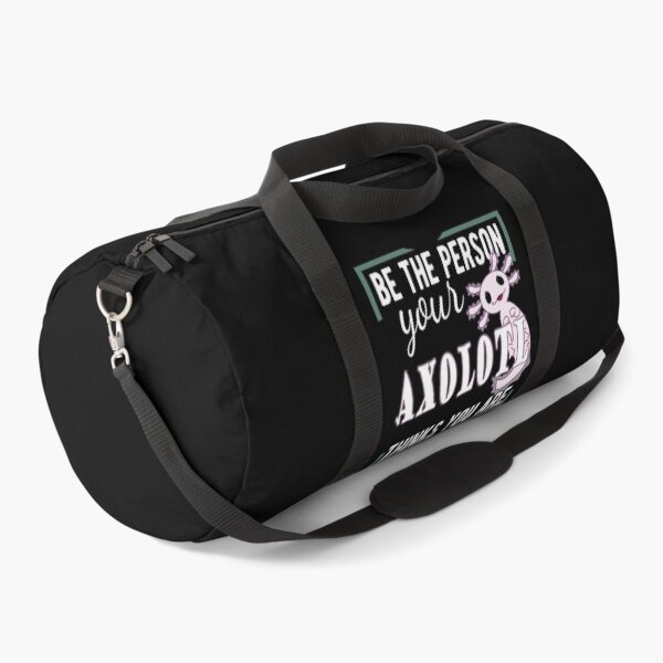 Funny axolotl, pet axolotl Duffle Bag