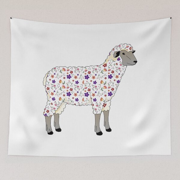 Item preview, floral , pattern, livestock, sheep, stock show, show lamb, wether lamb, floral, goat, show goat designed and sold by cathelkav.